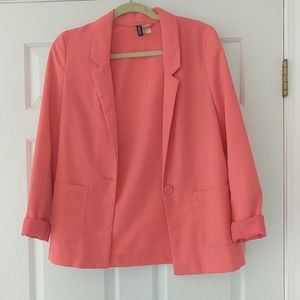 Coral blazer from h&m size 4